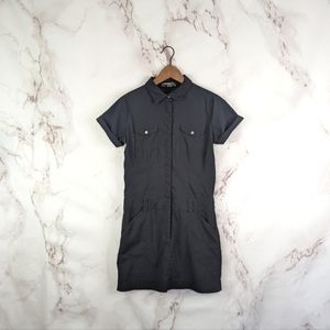 Nike Golf Dress 6 Small Women Snap Button Pocket Stretch Collar Polo Short Mini